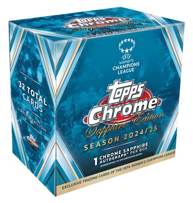 Topps Chrome UEFA Women's Champions League Sapphire 2024-25 - Pick your Card