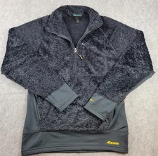Eastern Mountain Sports Pullover Mens Medium Sherpa Fleece 1/2 Zip StretchTech