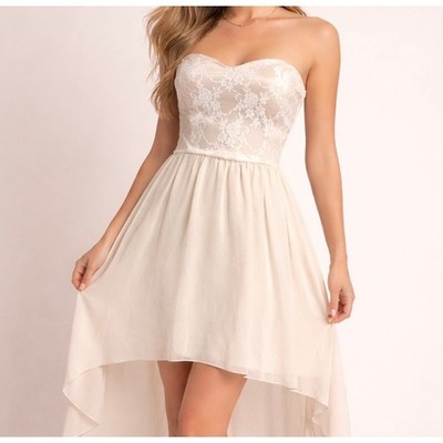 NWT Daisy Shoppe USA Made Lace High-Low Dress Size Large Ivory Romantic  Princess | eBay