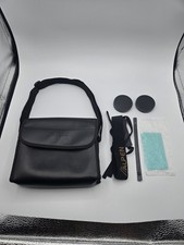 Alpen Binocular Carry Case/Bag w/ Shoulder Strap, 2 Caps  Cleaning Cloth