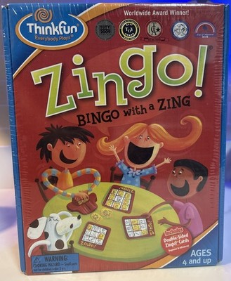 Zingo! ''Bingo with a Zing'' Kids/ Family Board Game by Thinkfun-New