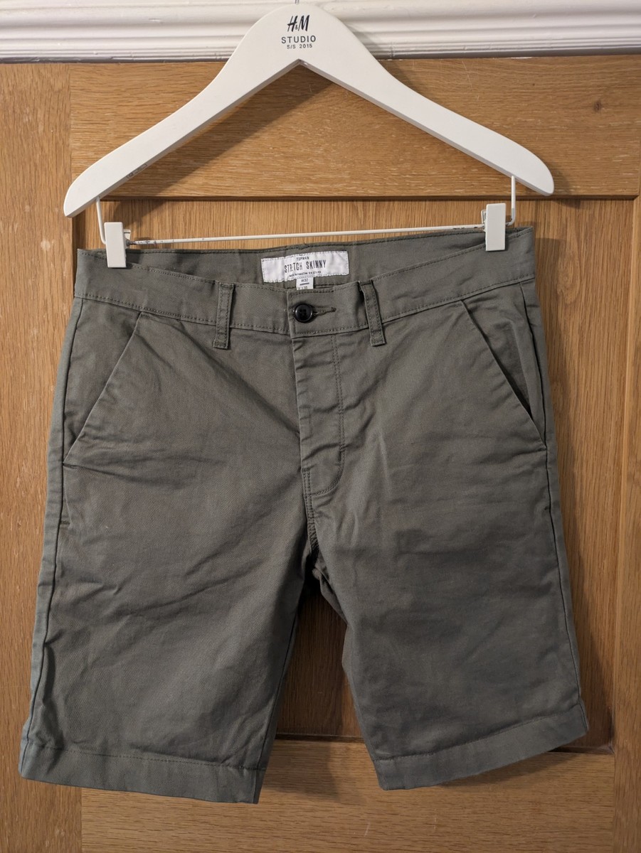 Topman Stretch Skinny Chino Shorts W32 UK - Main Image