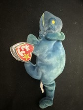 Ty Beanie Baby 9 inch Rainbow The Iguana Chameleon Toy