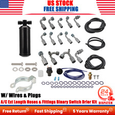 1 Set Ac Ext Length Reduced Barrier Hoses Fittings Binary Switch Drier Kit Us