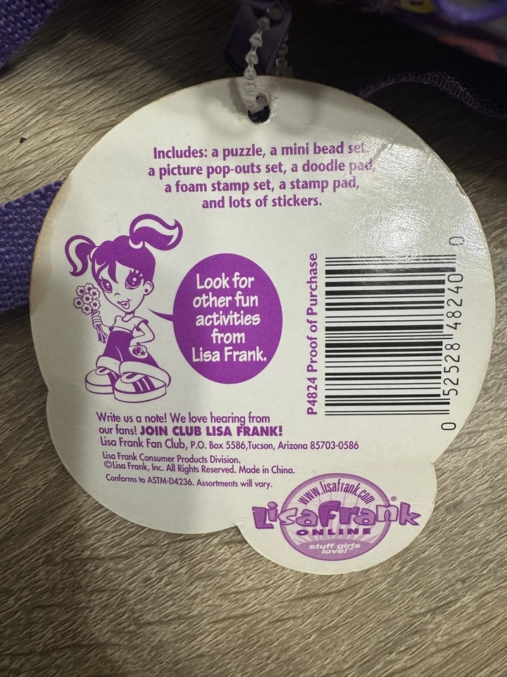 Mochila Lisa Frank Siamese Cats Roxie Rollie Mini Vintage Años 90 Y2K Funpack NUEVA Foto 3 de 4