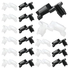 10 Pairs Door Handle Lock Rod, Hood Latch Locking Push Clip, Left  Right Door L