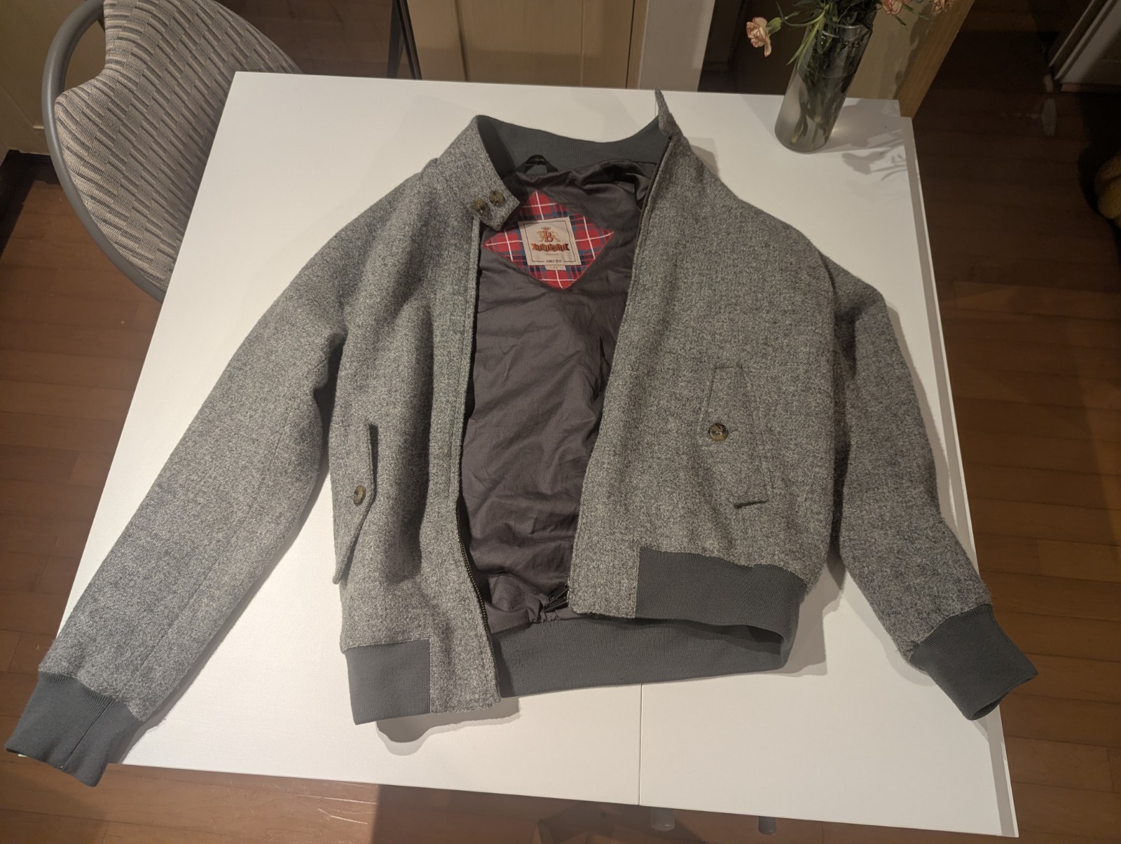 Wool Baracuta G9 Size Medium 40 Harrington's Jacket Made In England