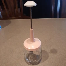 FEDERAL HOUSEWARES Food & Nut Chopper with Stainless Steel Blades and Glass Jar