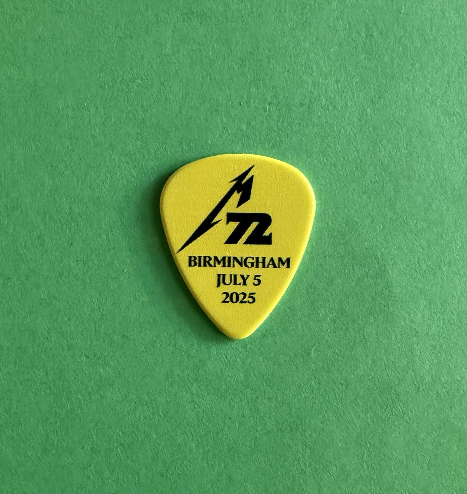 Metallica Black Sabbath Final Show Guitar Pick Back To The Beginning Festival ￼