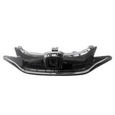 Grill Upper Bumper Grille Chrome Gloss Black For Honda Fit 2015 2016 2017 Grill Upper Bumper Grille Chrome Gloss Black For Honda Fit 2015 2016 2017