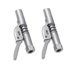 2PCS Grease Gun Coupler High-Pressure Quick Release Lock Oil Injection Nozzles