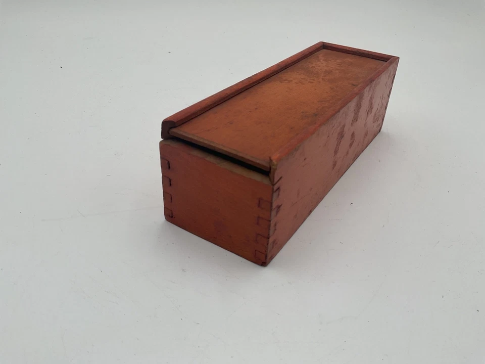 Vintage 1900’s Dominos Set Ivory & Ebony 28Pieces Plus Original Box. - Image 3 of 4