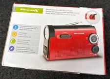 NOAA WeatherX Weather  AM/FM Radio Hand Crankable in Emergencies WR182R NEW 