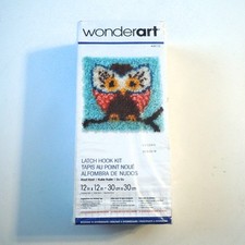 WonderArt 426112 Latch Hook Kit for Beginner to Intermediate 12 x 12 Inches