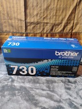 Genuine Brother TN-730 Black Toner Cartridge New Open Box - Not EXPIRED