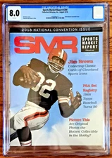 2018 PSA SMR MAGAZINE #289 National Convention Issue Jim Brown CGC 8