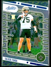 2024 Panini Absolute #114 Taliese Fuaga Blue New Orleans Saints