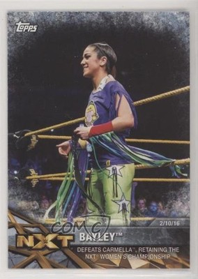 2017 Topps WWE Women's Division Matches and Moments NXT Bayley #NXT-12 2e7