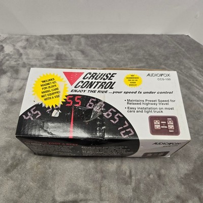 Audiovox CCS-100 Universal Electronic Cruise Control Kit with Magnet Kit NEW