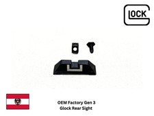 Original Glock OEM Gen 3 Polymer Fixed Front  Rear Sight