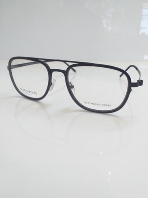 Neu Stepper STS40166 Vollrand Schwarz Brille Brillengestell