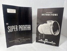 1950  s THE ULTRA PANATAR X300  SUPER PANATAR Instruction Manuals, VERY RARE 