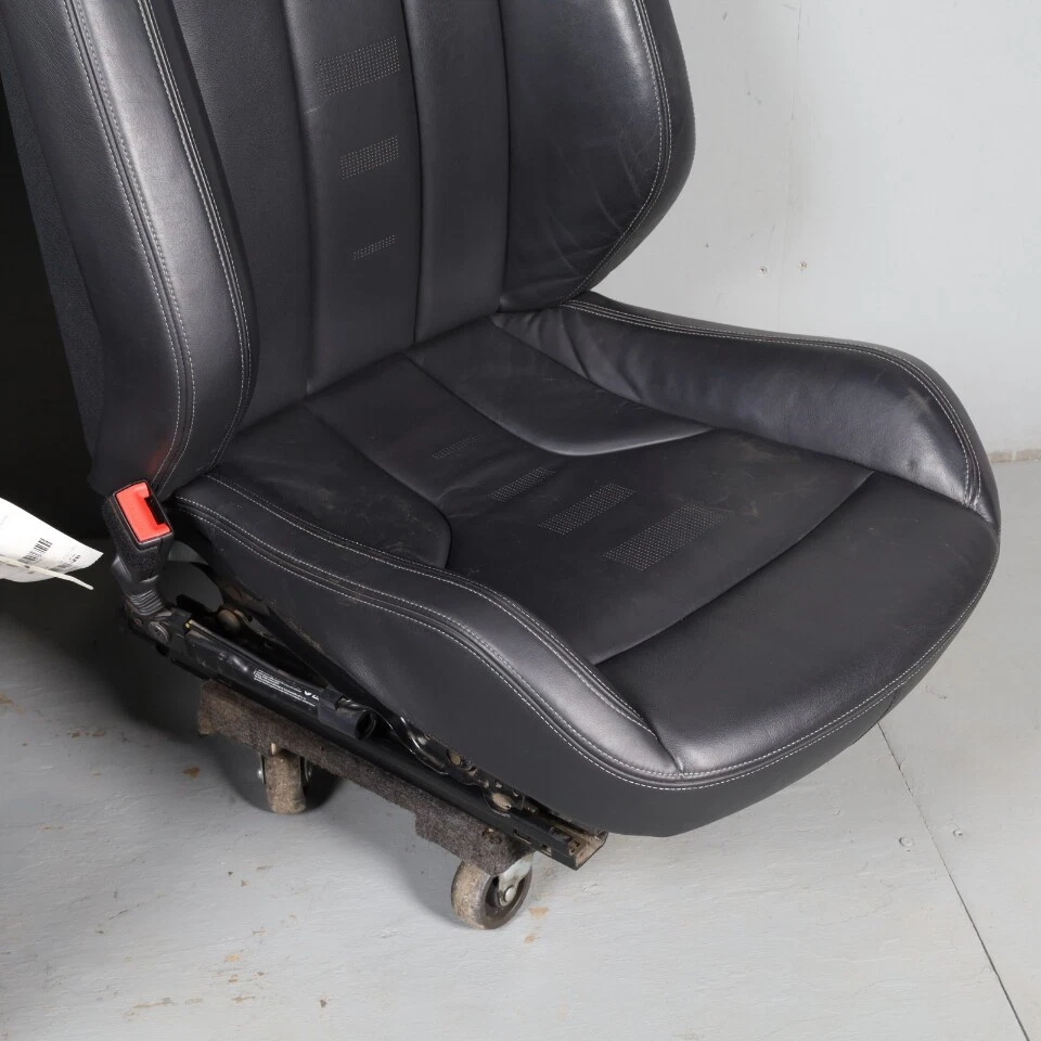 15-20 BMW M4 F82 Front Sport Seats Right Left Black Merino Leather OEM Used NOTE Foto 4 de 4