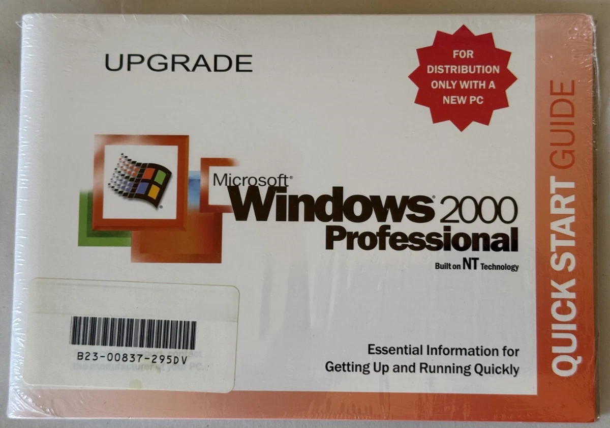 Microsoft Windows 2000 Software - English Version for sale | eBay