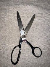 Wiss Pinking Scalloping Shears Scissors 9" USA Made Sewing #196910, 196-5443