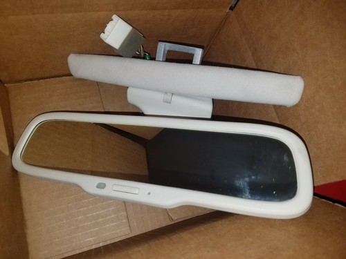 2001 2002 2003 LEXUS LS 430 LS430 REAR VIEW MIRROR BEIGE TAN 01 02 03 - Picture 2 of 12