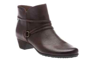 Abeo Maya Booties Brown Women's Size US Neutral Footbed