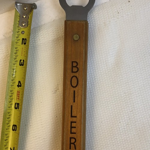 purdue spatula Burger grill tool bottle Beer opener Boiler Up Sportula 18” Wood - Picture 4 of 14