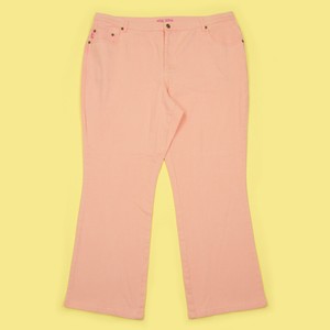 New La Redoute Coralpeach Colour Cotton Stretch Summer Jeans Size