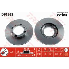 Disque de frein Hyundai PONY