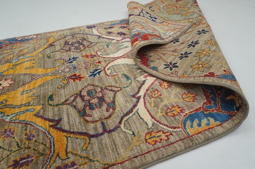 3 x 8 ft Grey Bidjar Afghan Hand knotted Oriental Transitional Runner Rug - Picture 9 of 13