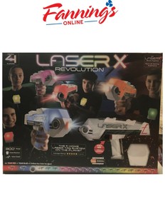 Laser X Revolution 4 Blaster Laser Tag Toy Game 4 Player Set Combat Pack Gun 42409880487 | eBay