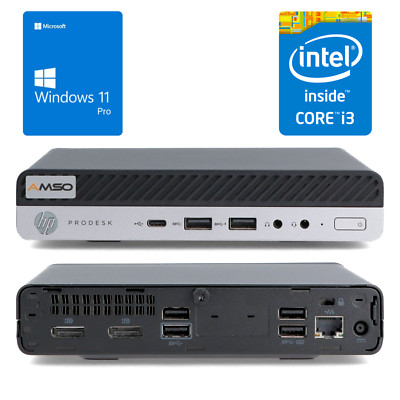 HP ProDesk 600 G4 mini PC i3-8100T (25W) 8/16/32GB - 0/240/480/960GB Windows 11