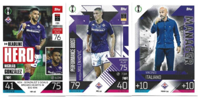 Topps Match Attax Champions League Extra 22/23 AC Florenz Base Team Komplett 