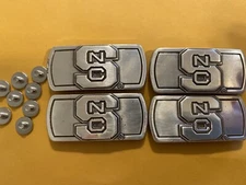 Lot Of 4 North Carolina State University Conchos With Screws 1 3/4” Wide