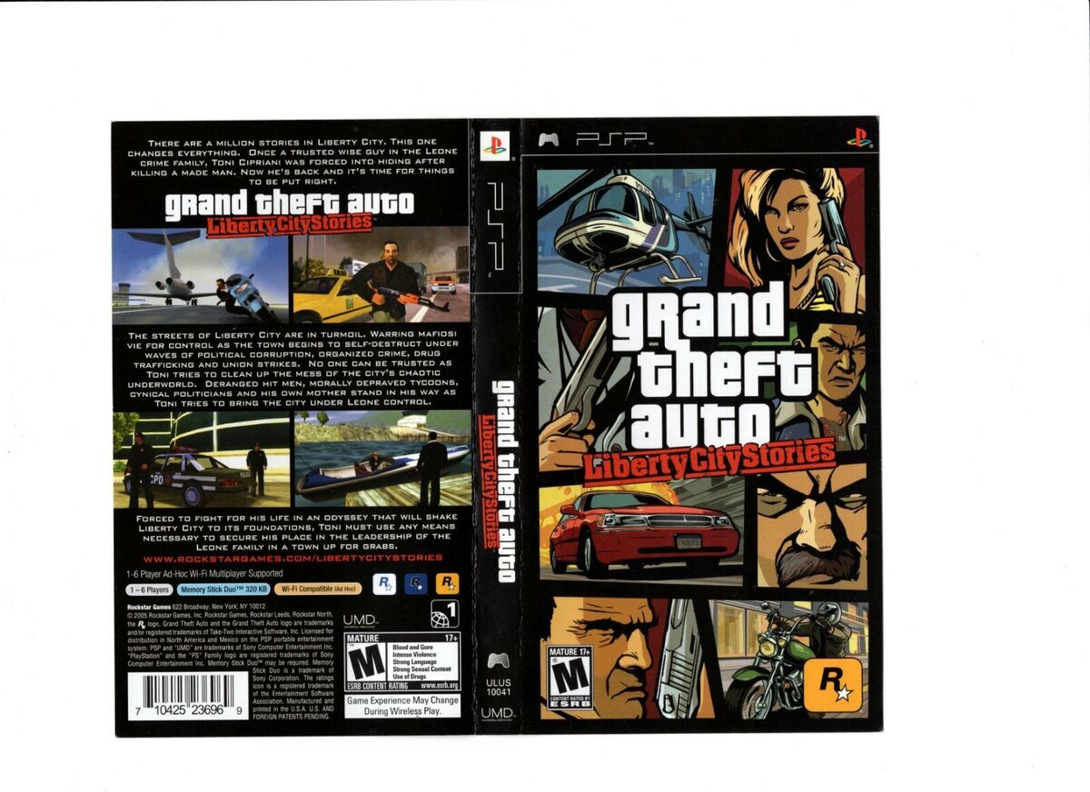 Grand Theft Auto: Liberty City Stories PSP (PSP)