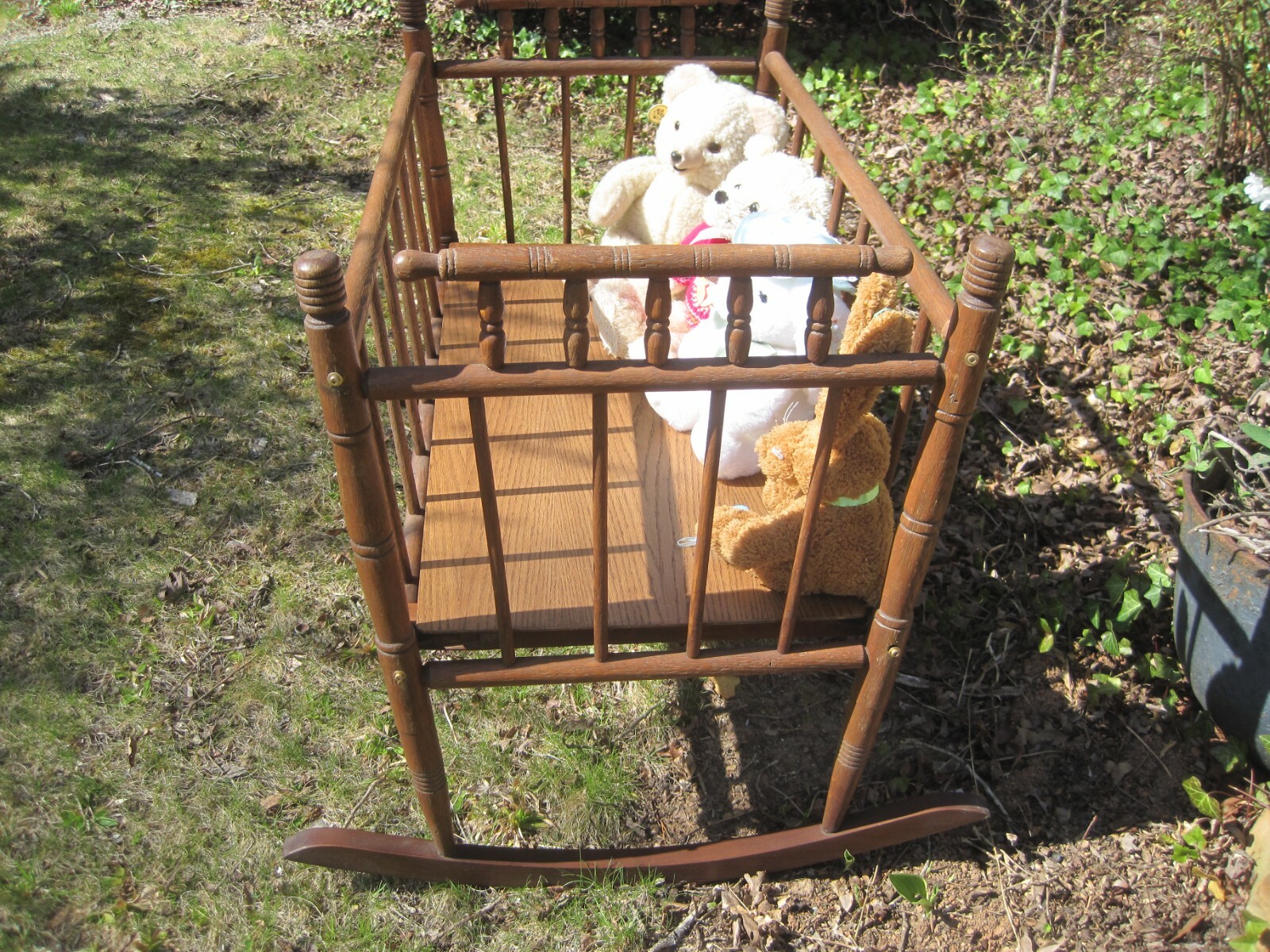 Antique Wooden Baby Doll/Stuffed Animals Cradle (Local Pickup Only) eBay