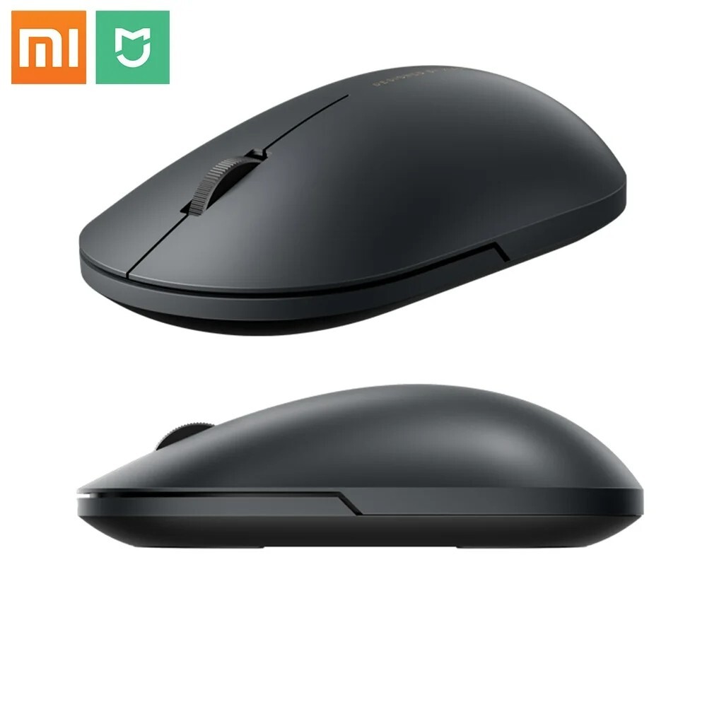 Xiaomi Wireless Mouse 2 Portable Gaming Mouse 1000DPI 2.4GHz Optical Ergonomic Black Mouse for Laptop and PC-image