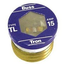 NEW LOT OF 16 TL-15 BUSSMAN 15 AMP SCREW IN BASE HOUSE PLUG FUSES 4181491