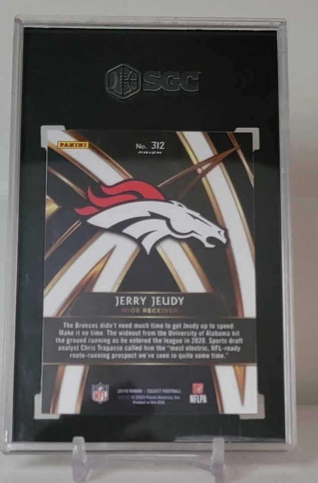 Jerry Jeudy 2019 Select XRC Prizm SGC 9.5 Broncos RC!!! - Image 2 of 2