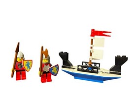 Vintage Lego 6017 - Castle - King's Oarsmen - 100% Complete with Instructions