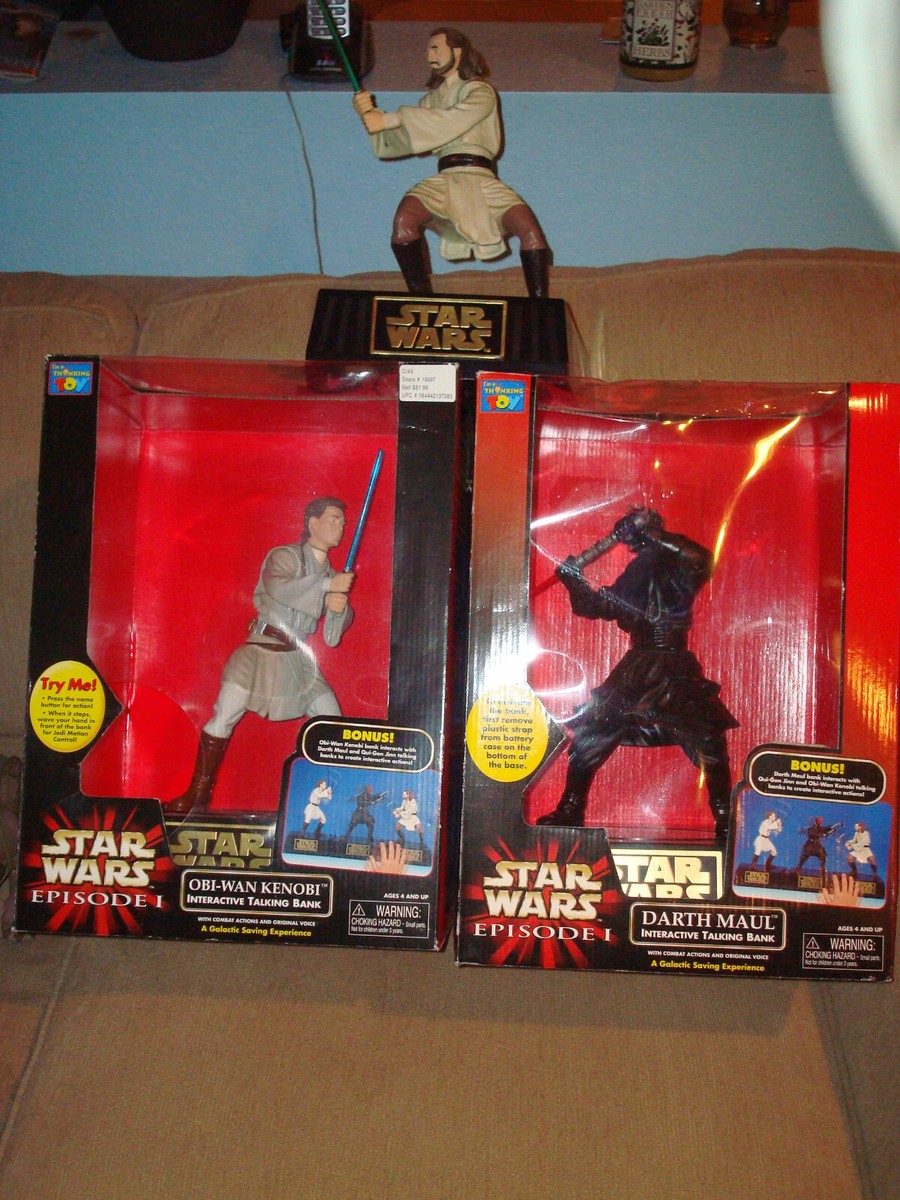 Vintage Star Wars Interactive Electronic Talking Coin Banks