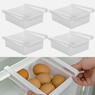 4 STCK KÜHLSCHRANK CONTAINER ORGANISER EINSATZ SETS IDEAL FÜR DEN WELTRAUM KÜCHE GRÜNE FARBE