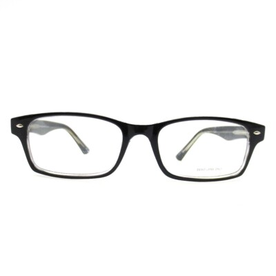 MP2002 BK/CR Eyeglasses Frames Black Square Full Rim 52-17-135