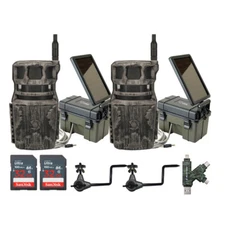 Stealth Cam Revolver 40MP Pro 360 Degree Cellular Trail Camera 2 Pack Bundle