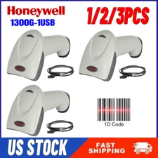 1-3PCS Honeywell 1300G-1USB Handheld Corded 1D Imager Barcode Scanner USB Cable